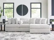 Cuddle Plush 3-Piece Sectional with Chaise