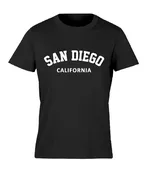 AET 1207 SD,CA D-1 Embroidery Black Adult T- Shirt