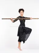 Camo Cross - Black and green Tunic (Final Sale)