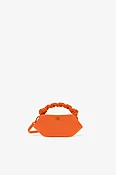 Orange Grained Mini Bou Bag