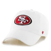 '47 Brand San Francisco 49ers Logo White Clean Up Adjustable Hat