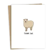 Thank Ewe | Thank You Card