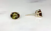 Andalusite Stud Earrings — Wm. Effler Jewelers