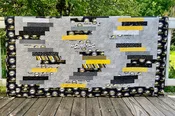 Michigan Tech Ribbon Candy Quilt Kit