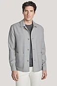 Callum Light Grey Shirt Jacket