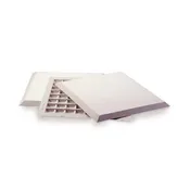 SB1 -Waffle Bottom Throw Down Base Set Of 3- White
