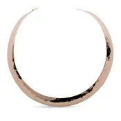 Medium Hammered 14ky Gold Collar