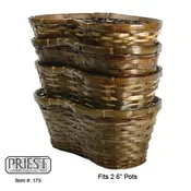 179 (6″ BROWN STAINED PB)