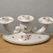 Porcelain Bavarian Meissen Candleholder