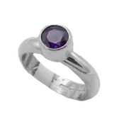 1 Stone Amethyst Ring GZ NW 7208