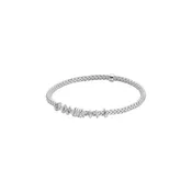 Prima Flex’it Bracelet in 18K White Gold with Diamond Cluster 74708BX_BB