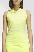 Adidas Striped Sleeveless Polo