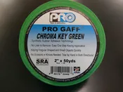 Chroma Green Gaffers Tape 2" X 50 YDS.