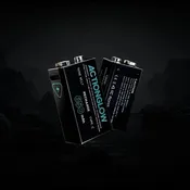 ActionGlow Rechargeable 9V Battery 2 Pack