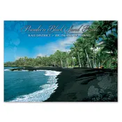 25-Pack Big Island Hawaii Postcards Punaluu Black Sand Beach 5x7
