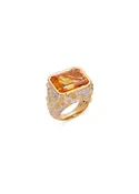 Onda Citrine Ring