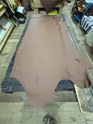 Upholstery Leather Side/Brown Color / Z2-39