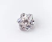 23mm Crystal Button