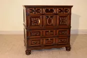 17th c . Geometric Chest of Drawers