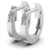 0.15 CT Round Cut Natural Diamonds - Diamond Earrings