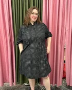 Avalon Dress in Crosshatch