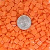 105-g Orange Kismet 8mm Loose Tile