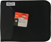 LB-001BK Road Pro 3-Ring Binder for Loose-Leaf Log Sheets – Black, Zippered, 10.5″ x 8.5″
