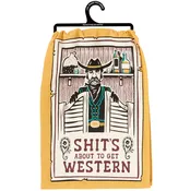 About To Get Western Kitchen Towel