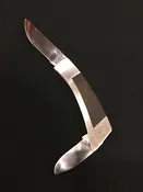 Gerber PK 1 Two Blade Pocket Knife Wood Inlay Handle