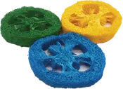A & E Cage Nibbles Loofah Slices Small Animal Toy