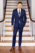 Michael Kors Blue Performance Suit- Style 302 — AVA Formals and Laney Bridal