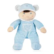 My First Baby Boy Doll in Blue with Rattle