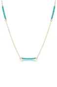 15" Choker Simplicity Chain Gold - Hope Bliss - Turquoise | enewton