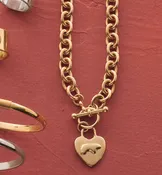 14k Hearts of Gold Necklace