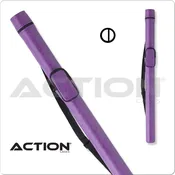 Action ACRND 1x2 Round Purple Hard Cue Case