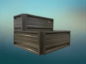 4’x4’x34″ Cascade Metal Planter Box
