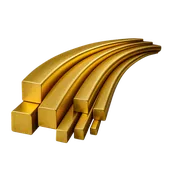 10K Yellow Square Soft Wire