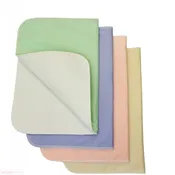 18x24 Washable Incontinence Small Chair Pads- Tan, Green, Pink and Blue- 4 Pack