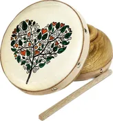 Tree of Love & Hearts Frame Drum Jr. Instrument