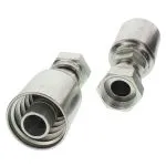 1-1/4" x 1-1/4" Straight O-Ring Face Seal (ORF) Swivel Female 6 Spiral Series