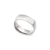 7mm Soft Corner Brushed Finish Wedding Band
