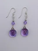 Dichroic Dangle Earring-2603