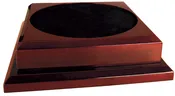 11" Piano Finish Pedestal Bsse