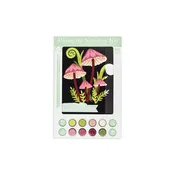 Paint by Number Kit - Bleeding Fairy Helmet Mushrooms - 8x10