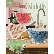 2-Hour Dishcloths Crochet Pattern Book - Digital Download