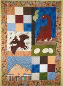 Dynamite Baby Themed Baby Quilt Pattern PDF