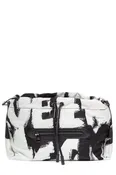 Alexander McQueen Black and White Colorblock Pattern "Ball Bundle" Shoulder Bag