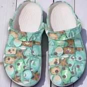 Beach Sugar Cookie Crocs | Mint Green Coastal Summer Shoes