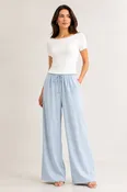 Breathable Wide-Leg Drawstring Trousers