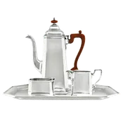 #24219 - Tiffany & Co. Sterling Coffee or Chocolate Set with Tray